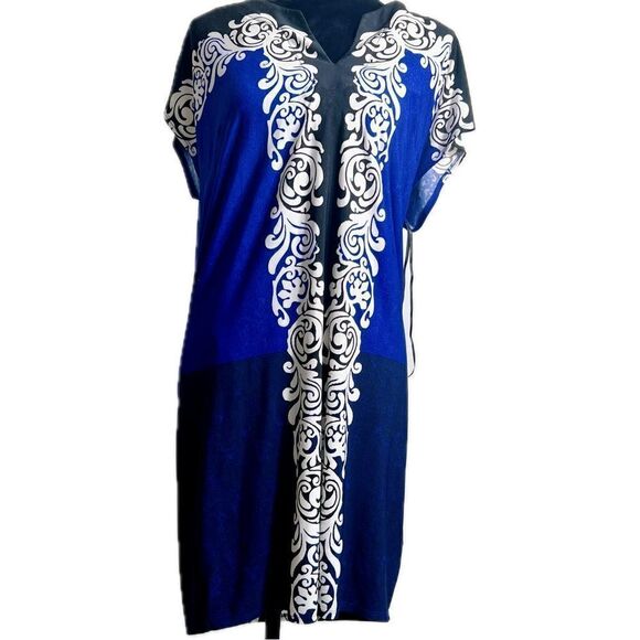 Laundry by Shelly Siegel women’s size medium floral print midi-dress - Picture 1 of 6